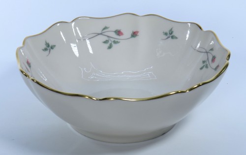 Lenox USA Porcelain "Rose Manor" Decorative  Bowl * 6" * Gold Trim * Ships Free! - Picture 1 of 9