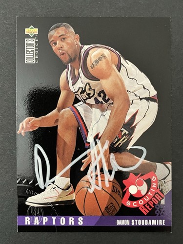 Damon Stoudamire 1995 Upper Deck Collectors Certified Rookie Auto Autograph RC - Picture 1 of 12