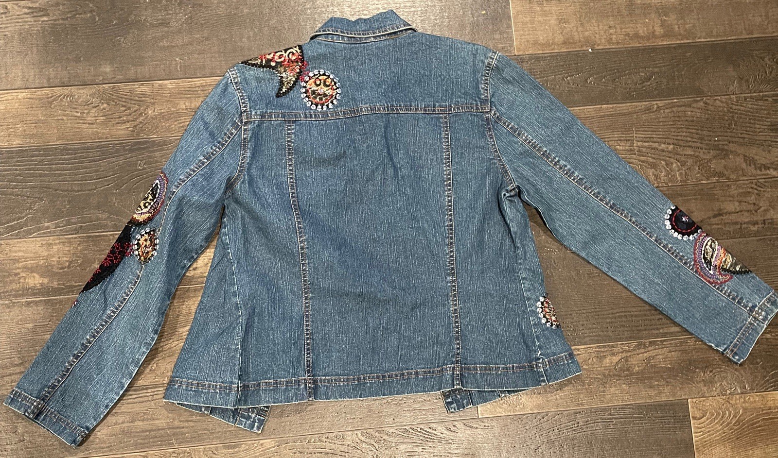 Ruby Rd Denim Jacket Size 6 - image 3
