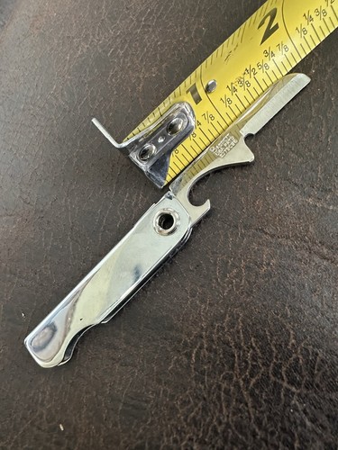 Vintage Bassett 2778C98 Folding Knife & Bottle Opener Combo w/Nail Grooming tool - Picture 11 of 14