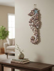 Florida Living Seahorse Decor 18" height x 8 " wide  Wall Decor Sea Shells