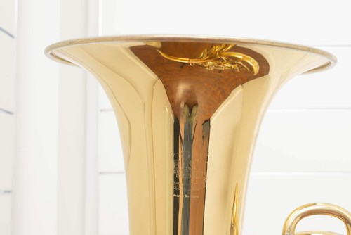 B&S F-Tuba 3100 • 6 Ventile • Goldmessing-Mundrohr • Minibal • inkl. Koffer, Gig - Picture 3 of 12