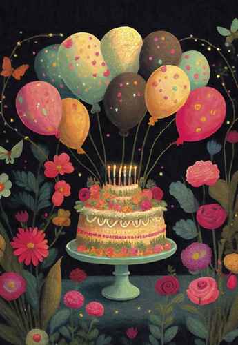 Night Garden - Made in USA - 20 All Occasion Cards Assortment Box with Envelo... - Picture 8 of 9