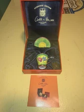 Rare Charlotte Di Vita Collectible Mini Cup and Saucer SECRET GARDEN I