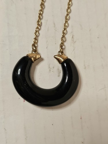 Double Black Horn Necklace - Picture 2 of 5
