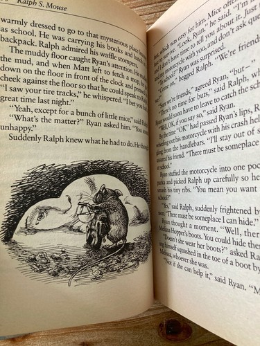 Ralph S Mouse, Beverly Cleary, Paul O Zelinsky, 1982, Vintage Kids Book - Picture 3 of 6