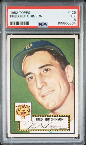 Fred Hutchinson #126 1952 Topps card