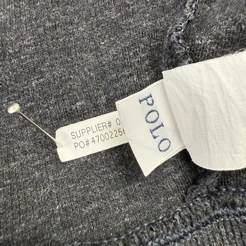 Suéter Polo Ralph Lauren Performance Para Hombre’s L Gris Carbón Bolsillos con Cremallera Completa - Imagen 7 de 10