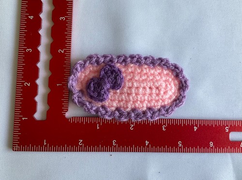 Handmade Crochet Girl Hair Clips Set Of 2 - Picture 19 of 43