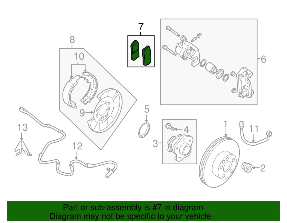 正品日产 2019 - 2020 年日产 Maxima - 刹车片后 D4060-9DJ0A — 第 2/2 张图片