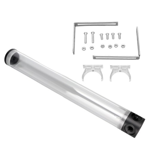 Water Cooling Reservoir Fully Open Acrylic Cylinder Four Holes G1/4in Thread CB - Afbeelding 13 van 23