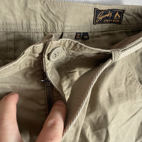 Superdry Cargo Shorts Mens W34 Tan Brown Utility Combat Military Field Core - Picture 10 of 11