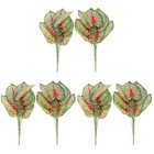 3 Decor Leaves Flower Arrangement Material Decorative