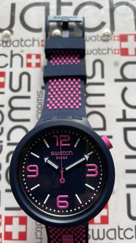 Swatch BBCandy SO27N103 Big Bold 47mm Bioceramic Excellent Condition - Picture 5 of 7