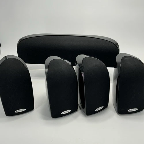 Polk Audio 5.0 Surround Sound (4) Speakers TL1900 (1) SAT TL1900 Center Black