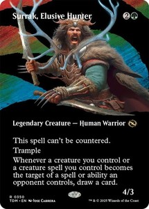Surrak, Elusive Hunter (Borderless) 350 Tarkir: Dragonstorm Rare