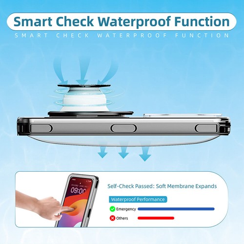 Funda de móvil sumergible impermeable bajo el agua para iPhone 16 15 14 13 12 Pro Max - Imagen 4 de 20