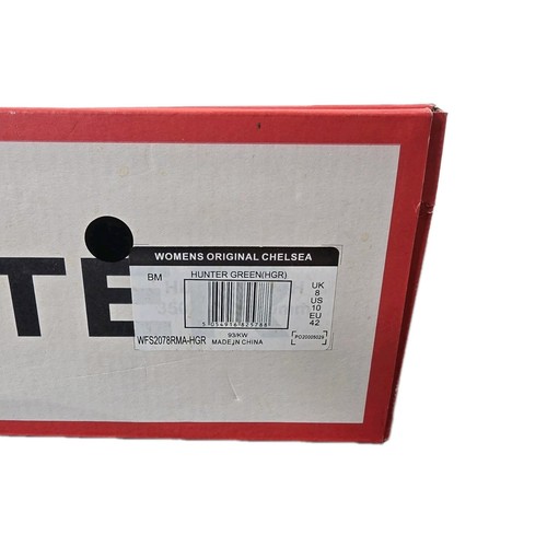 Hunter Damen Original Chelsea Regenstiefel Grün US 10 UK 8 EU 42 WFS2078RMA NEU - Bild 16 von 20