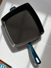 STAUB - cast iron griddle - Teal