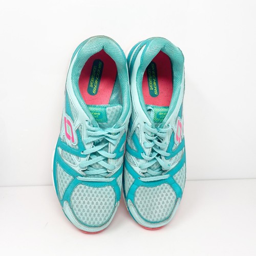 Skechers Womens Agility Free Time 11870 Blue Running Shoes Sneakers Size 9 - Picture 4 of 12