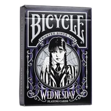Bicycle Wednesday Addams Playing Cards, Poker Size Standard Index