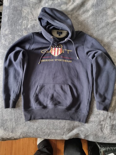 GANT Shield BLUE (Discontinued)Hoodie. NWOT.dark Blue.large - Picture 7 of 9
