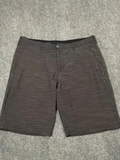 Billabong Shorts Mens 38 Gray Submersibles Hybrid Walk Chino Boardshort surf