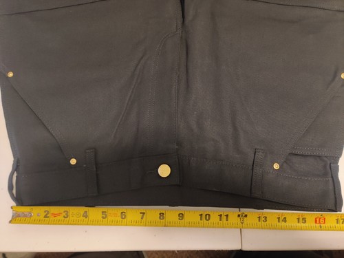 Pantalone Carhartt B01 doppio ginocchio 33x30 nero falegname anatra vestibilità ampia utility - Foto 22 di 23