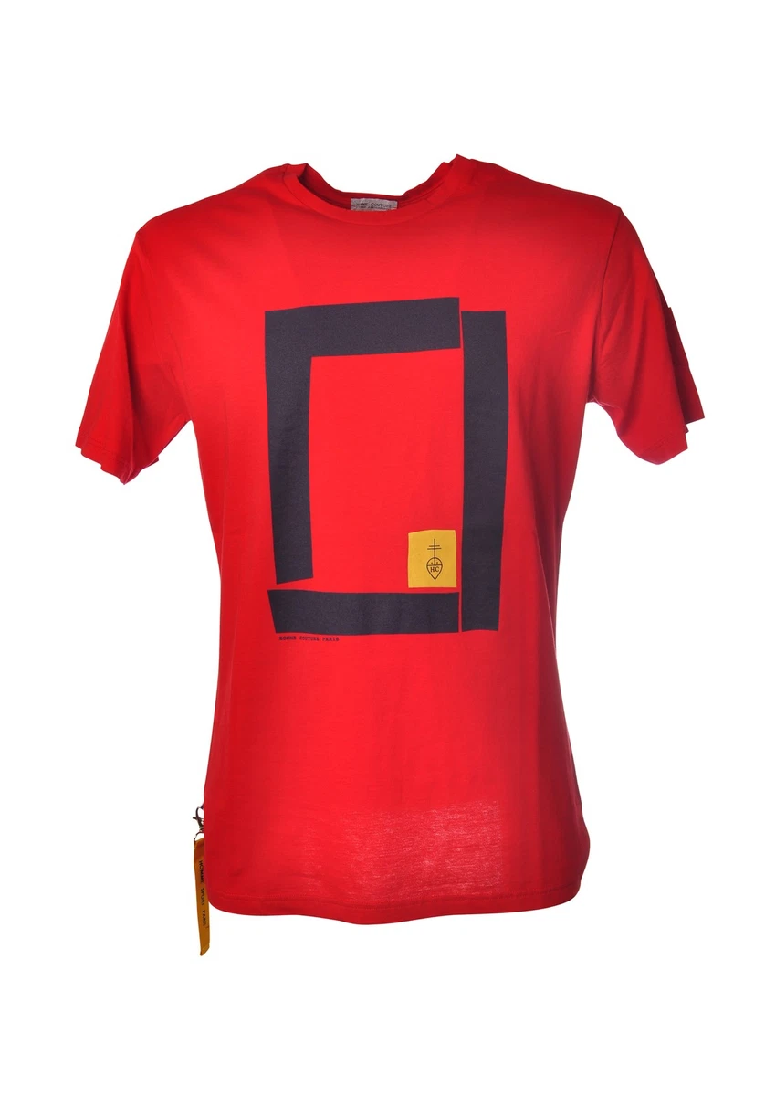 T-shirt Homme Daniele Alessandrini – Couleur Bleu, Taille M – 100% Coton, Fait En Italie – Neuf Avec étiquettes