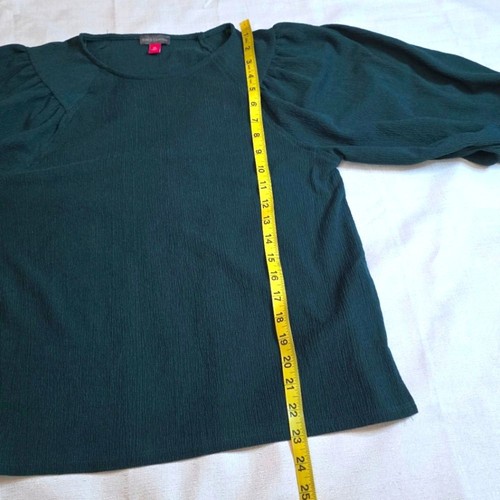 Vince Camuto Green Top Size XS - Picture 6 of 9