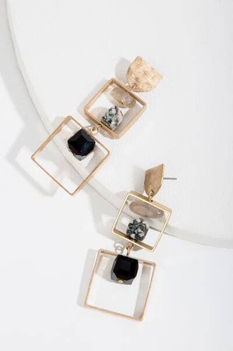 Sedona Square Earring - Picture 5 of 10