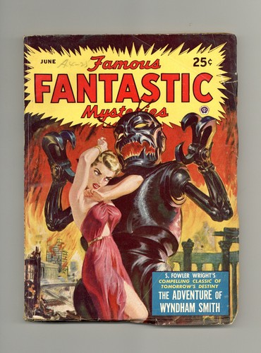 Famous Fantastic Mysteries Pulp Jun 1950 Vol. 11 #5 sehr guter Zustand