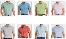 All In Motion Stripe Golf Athletic POLO Wicking Short Sleeve Choice Color/Size