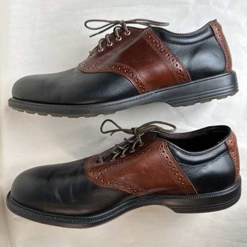 Allen Edmonds x JACK NICKLAUS Signature Golf 20301 Men’s Size 11 D Brown Black - Picture 23 of 24