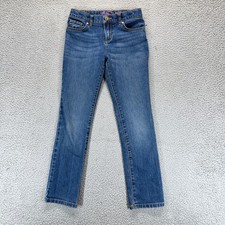 Children's Place Girls Denim Skinny Medium Wash Adjustable Waist Jeans Size 10