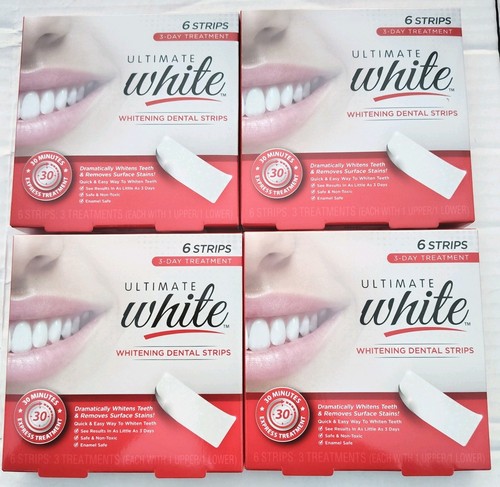 Ultimate White Teeth Whitening Dental Strip Oral Care, Beauty & Personal 4 Pack - Picture 7 of 9