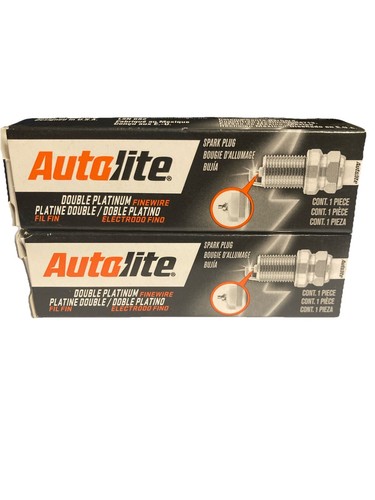 6 pc Autolite Double Platinum APP5701 Spark Plugs Replaces WR6DC 88901010 - Picture 7 of 8