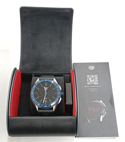 TAG Heuer SBG8A11.BA0646 Connected Caliber Automatic Wristwatch Watch Black Blue