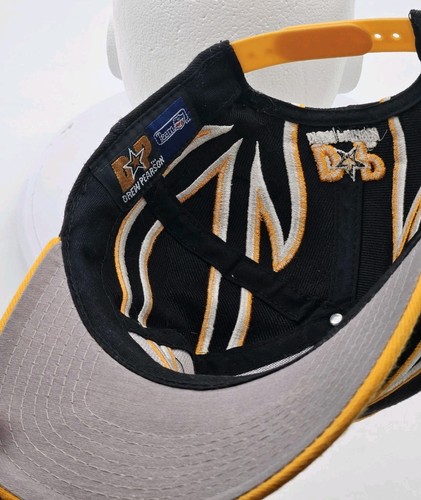 Vintage Pittsburgh Steelers Drew Pearson Mütze Snapback Haizahn schwarz gelb - Bild 6 von 6