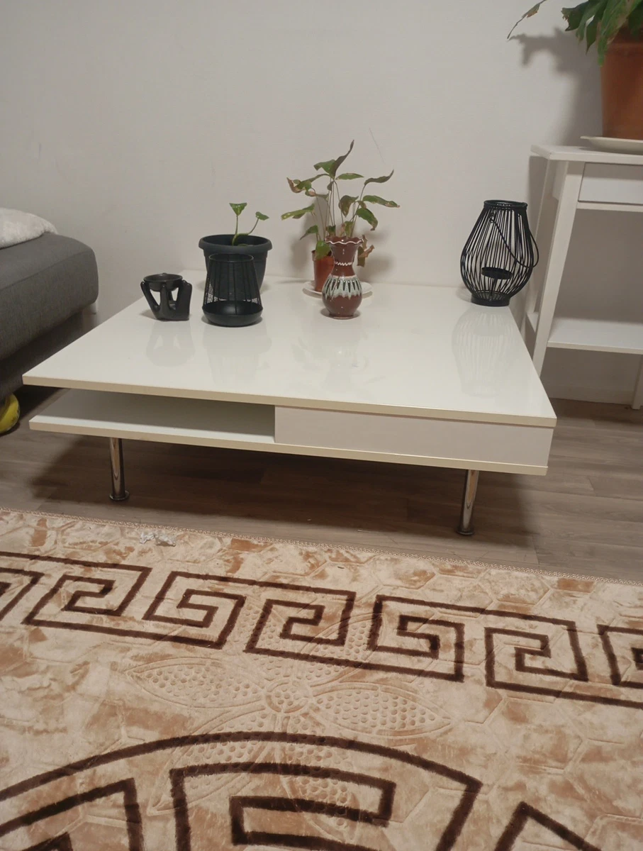 Table Basse IKEA LÖVBACKEN – Bois Marron, 106x55x42 Cm, Neuve