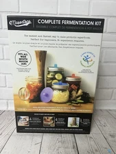 Masontops Complete Mason Jar Fermentation Kit - Pickle Kit, Sauerkraut Making