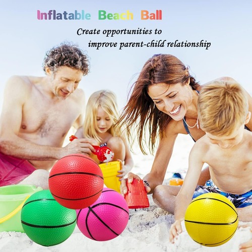 Dshengoo 12 Pcs 5 Inch Mini Basketballs,Colorful Rubber... - 第 5/7 張圖片