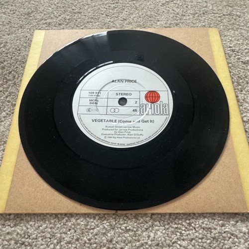 Alan Price Changes 7" Vinyl Record UK Ariola 1988 109911 - Picture 2 of 2