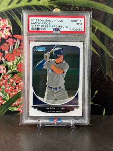 2013 Bowman Chrome Draft Aaron Judge PSA 9 1st Chrome Pros. RC All Rise! -RareCo