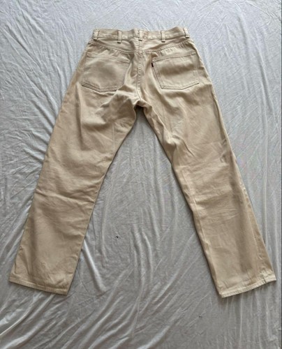 Warehouse 1215 Selvedge Satinhose cremeweiß Herren M Vintage-Stil EX - Bild 2 von 8