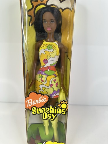 Vintage 2001 Barbie 52837 Sunshine Day Christie Fashion Doll Yellow White HTF - Picture 7 of 7