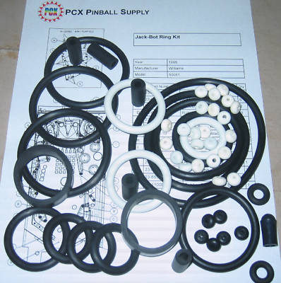 1995 Williams Congo Pinball Machine Rubber Ring Kit