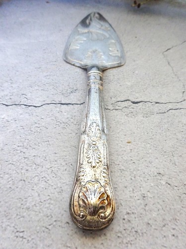 Vintage Mayell versilberte Kuchenscheibe, EP auf Zink, Made in England - Bild 2 von 7