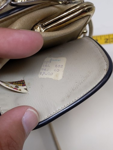 Vintage JC Penneys Purse Small Beige Shoulder Bag Made In Japan - Picture 15 of 18