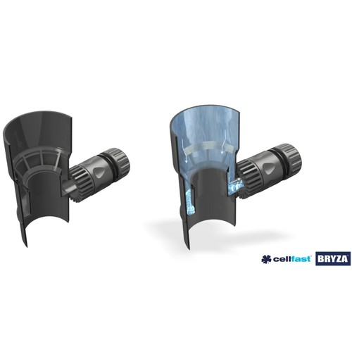 BRYZA® Dachrinnenablauf für Regentonne Regenwasser Fallrohr Regensammler Speedy - Bild 35 von 53